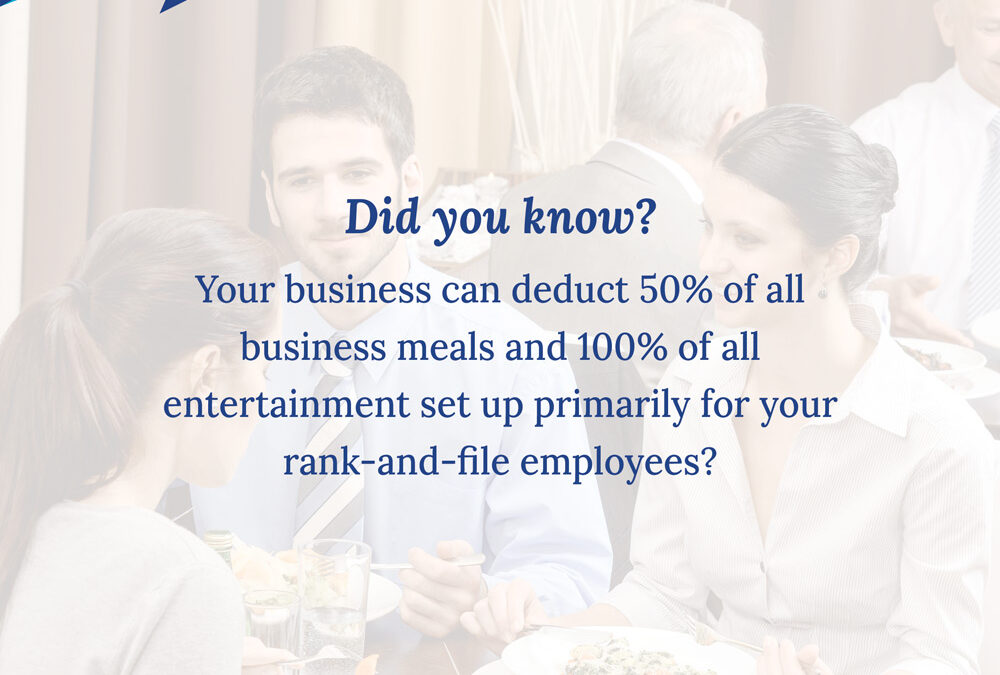 Deducting Business Meals and Entertainment in 2023